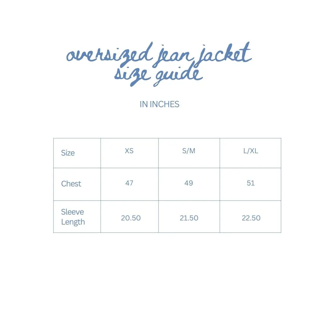 Light Wash Oversized Jean Jacket sold by Parke Official product image thumbnail 5