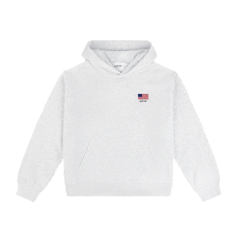 Grey Flag Hoodie Sweatshirt sold by Parke Official