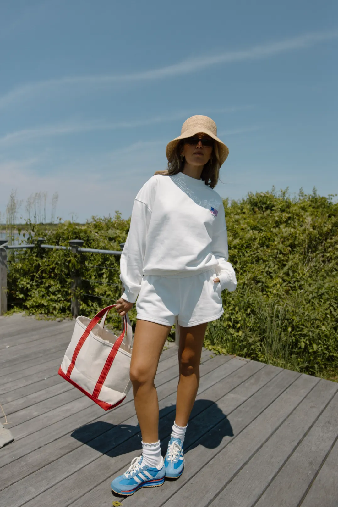 Flag Shrunken Mockneck Sweatshirt sold by Parke Official product image thumbnail 4