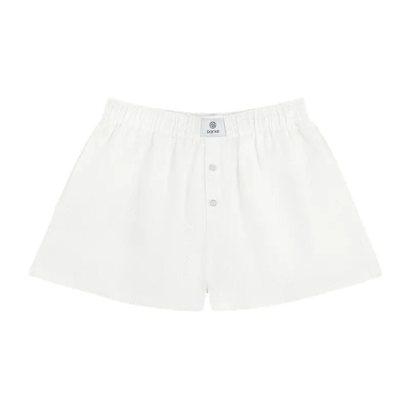 Eyelet Boxer Shorts sold by Parke Official