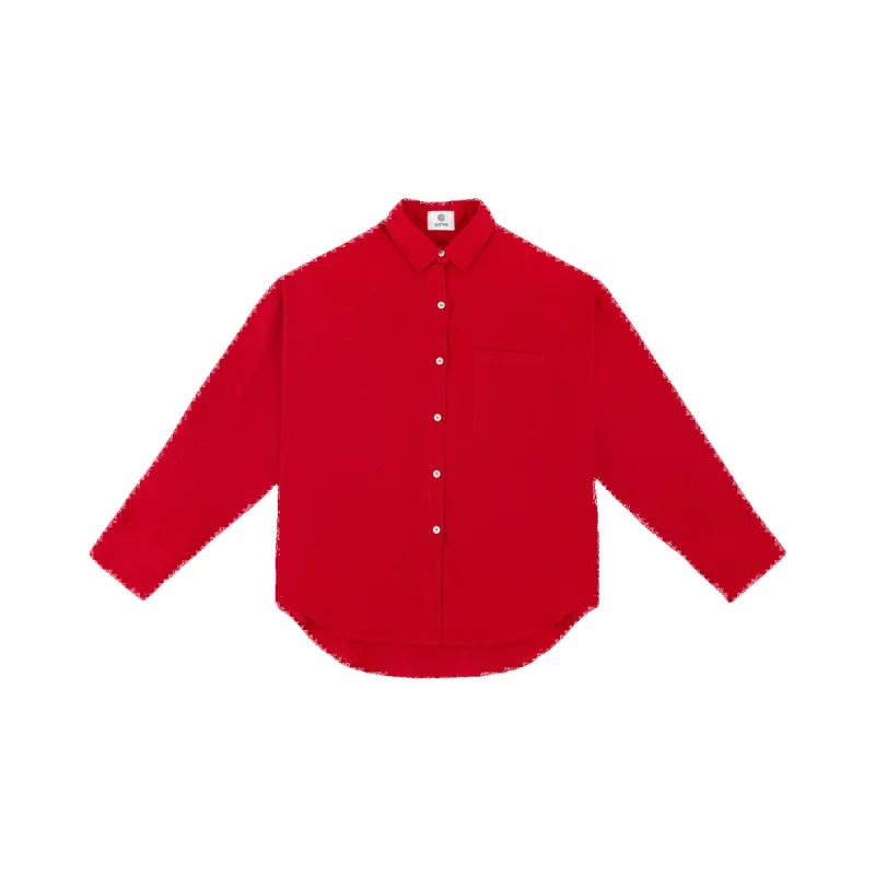 Linen Boyfriend Button Down sold by Parke Official