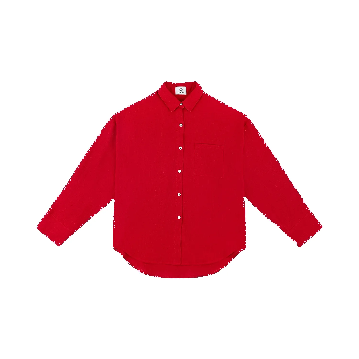 Linen Boyfriend Button Down sold by Parke Official