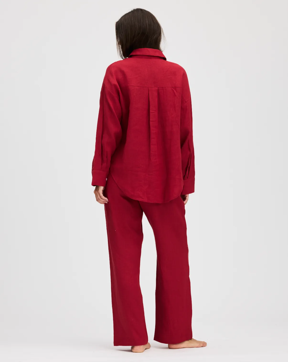 Linen Boyfriend Button Down sold by Parke Official product image thumbnail 3