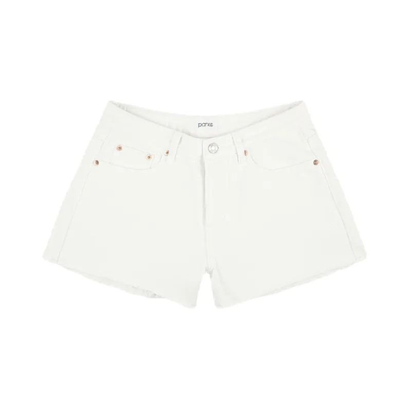 White Baggy Shorts sold by Parke Official