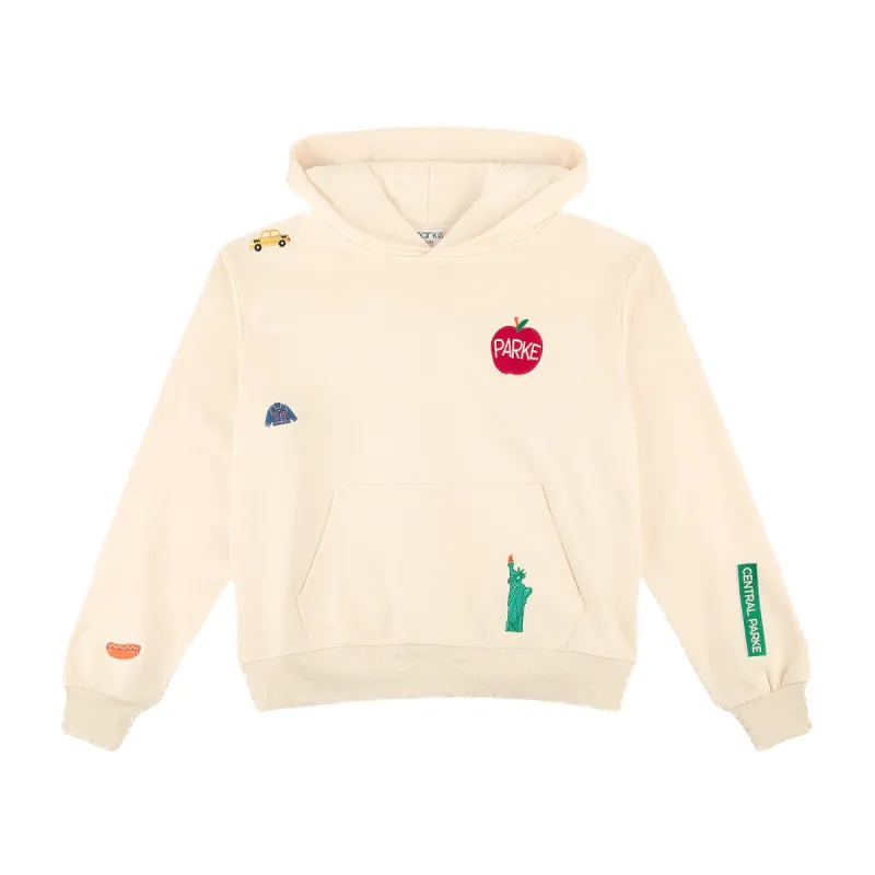NYC Embroidered Hoodie Sweatshirt sold by Parke Official