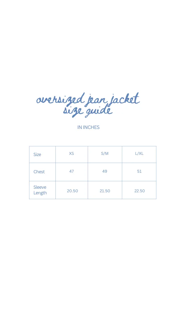 Oversized Jean Jacket sold by Parke Official product image thumbnail 4