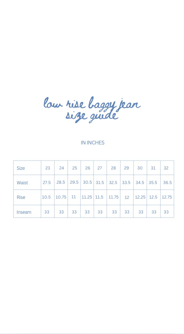 Low Rise Baggy Jean sold by Parke Official product image thumbnail 4