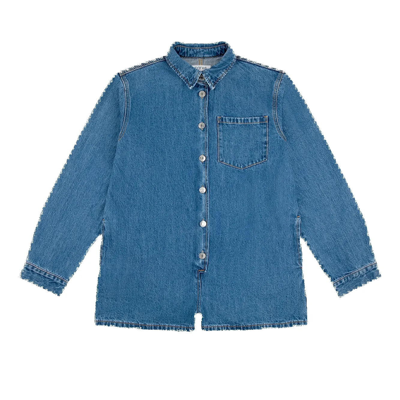 Long Sleeve Denim Romper sold by Parke Official