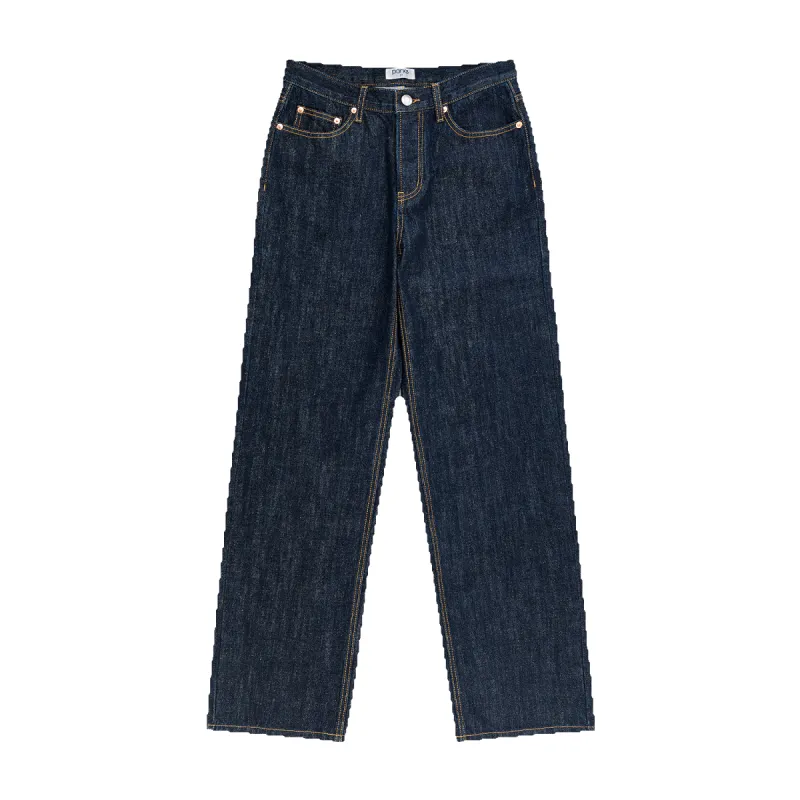 Dark Wash Classic Straight Jean sold by Parke Official