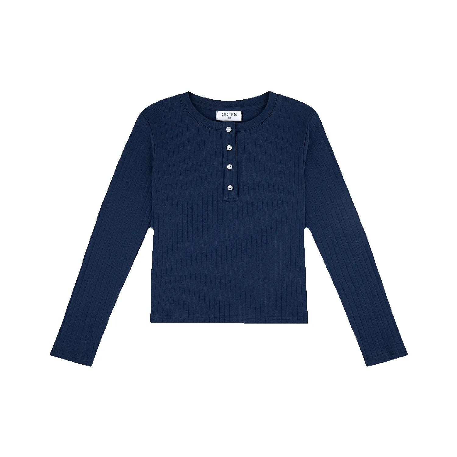 Pointelle Henley sold by Parke Official product image thumbnail 4