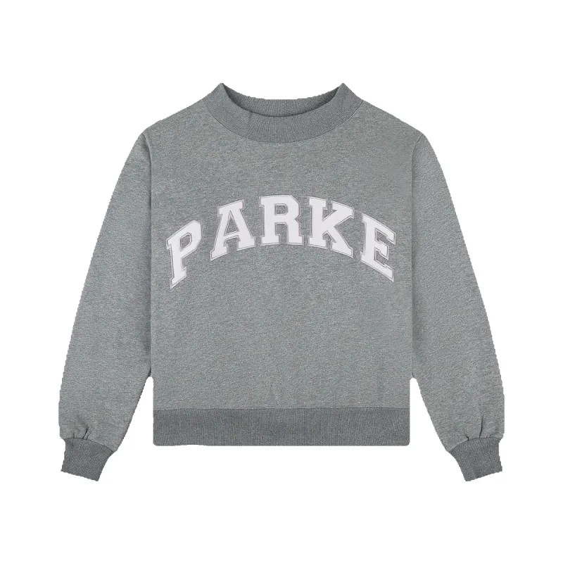 Monochrome Varsity Mockneck sold by Parke Official