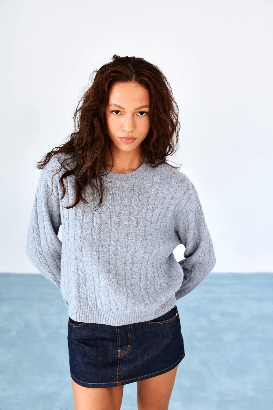 Cable Knit Sweater sold by Parke Official product image thumbnail 4