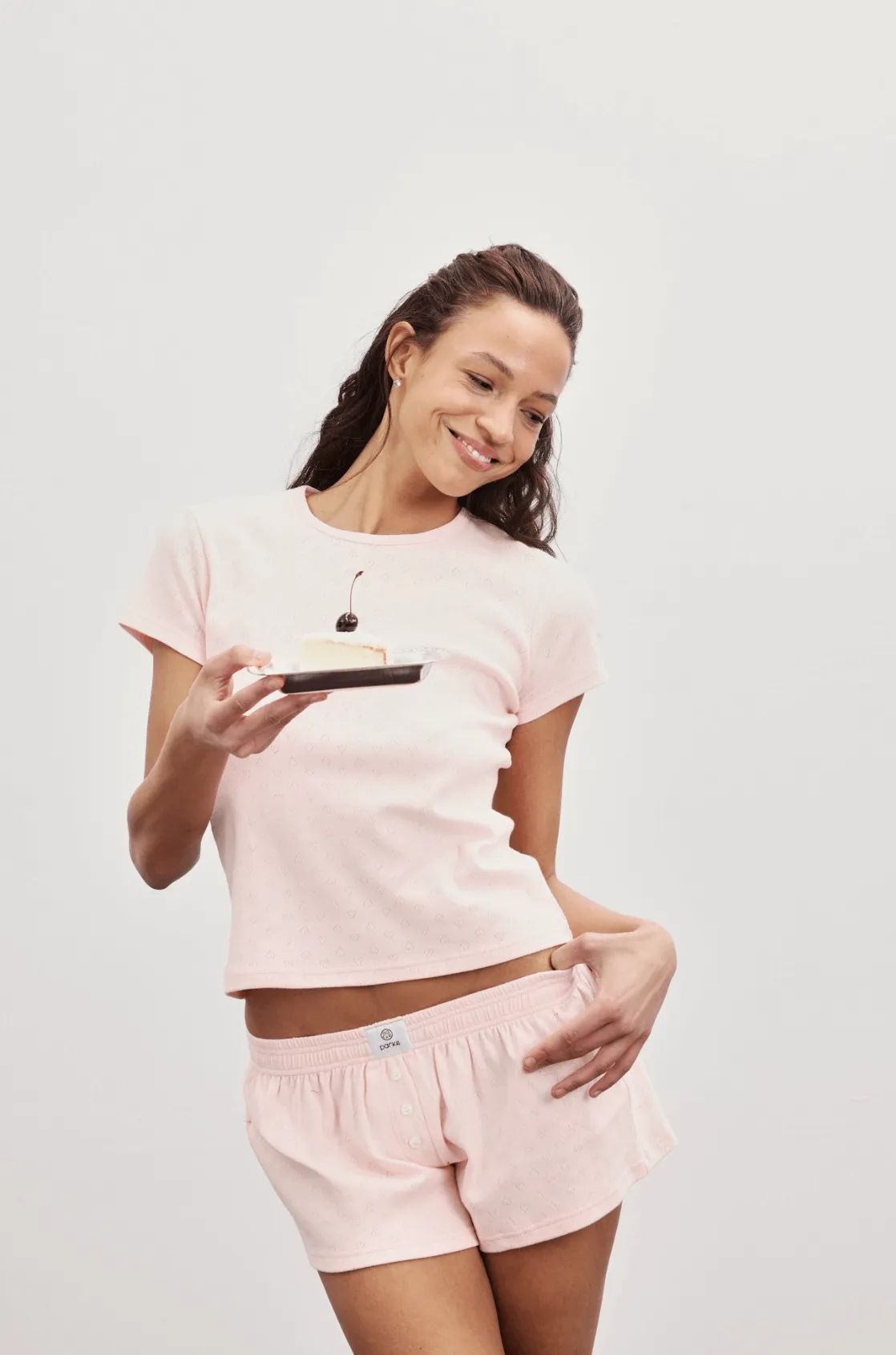 Heart Pointelle Boxer Shorts sold by Parke Official product image thumbnail 2