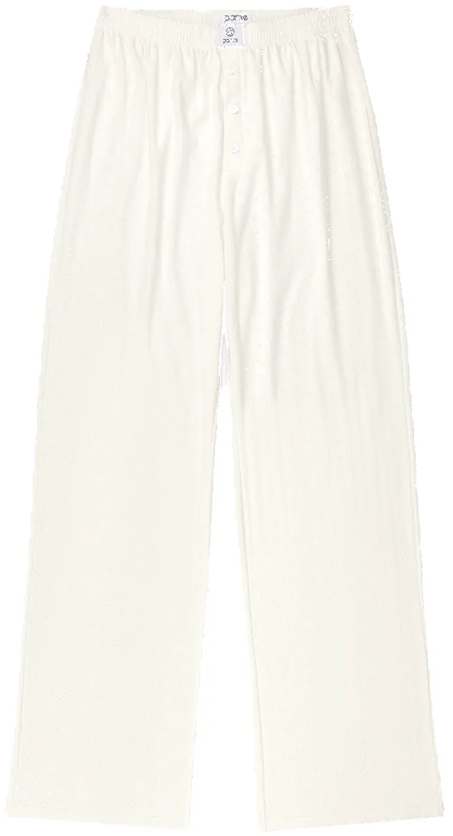 Heart Pointelle Boxer Pants sold by Parke Official product image thumbnail 3