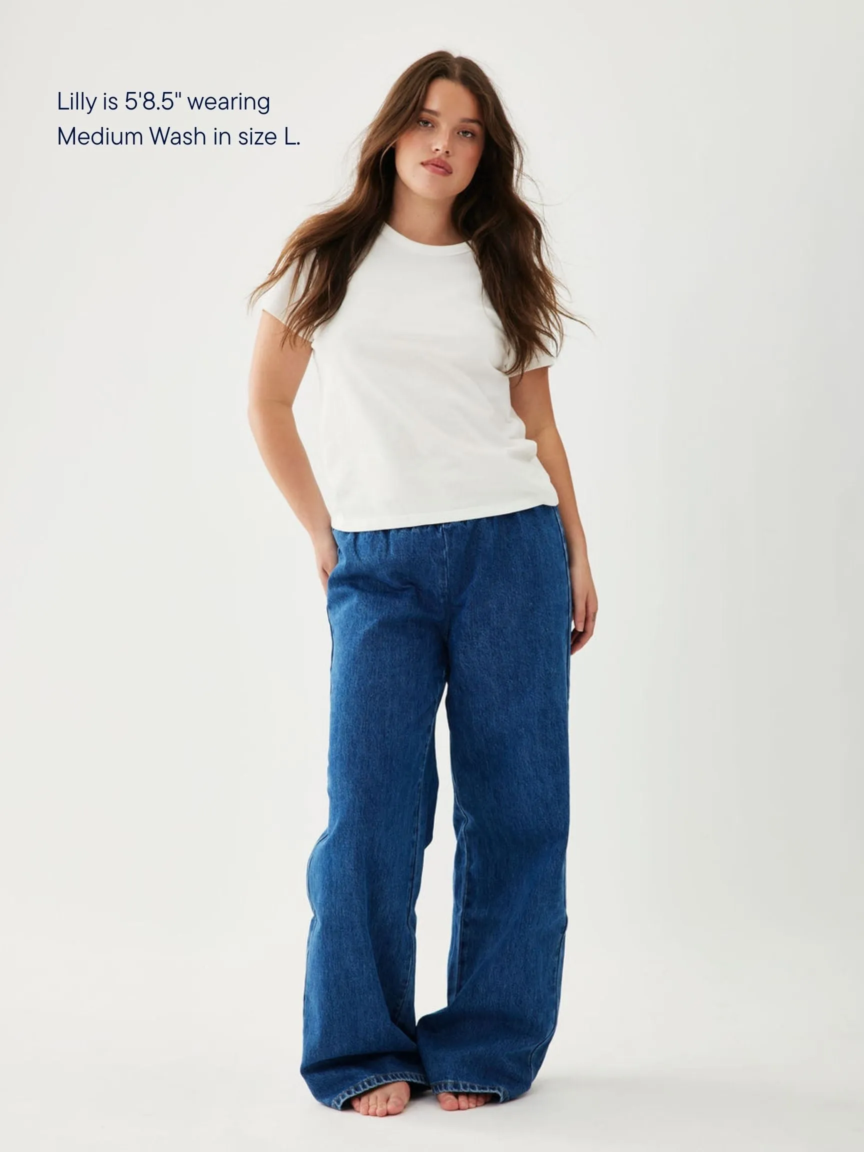 Elastic Denim Pant sold by Parke Official product image thumbnail 4