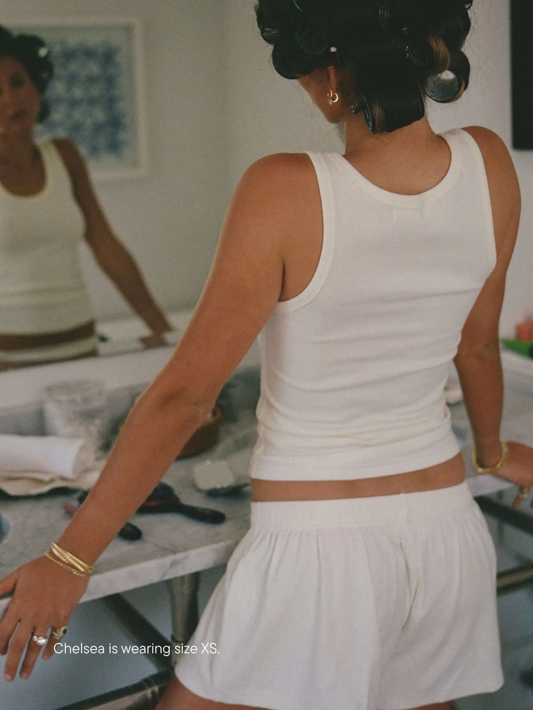 Bridal Pointelle Tank sold by Parke Official product image thumbnail 5