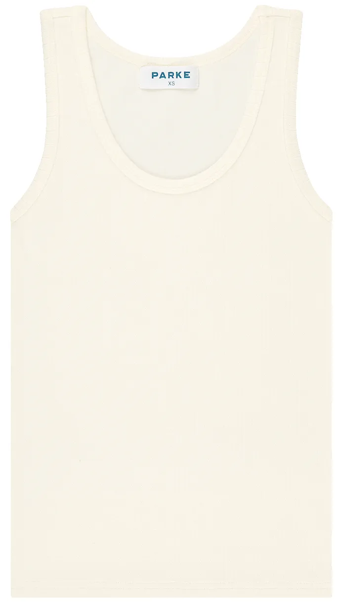 Bridal Pointelle Tank sold by Parke Official