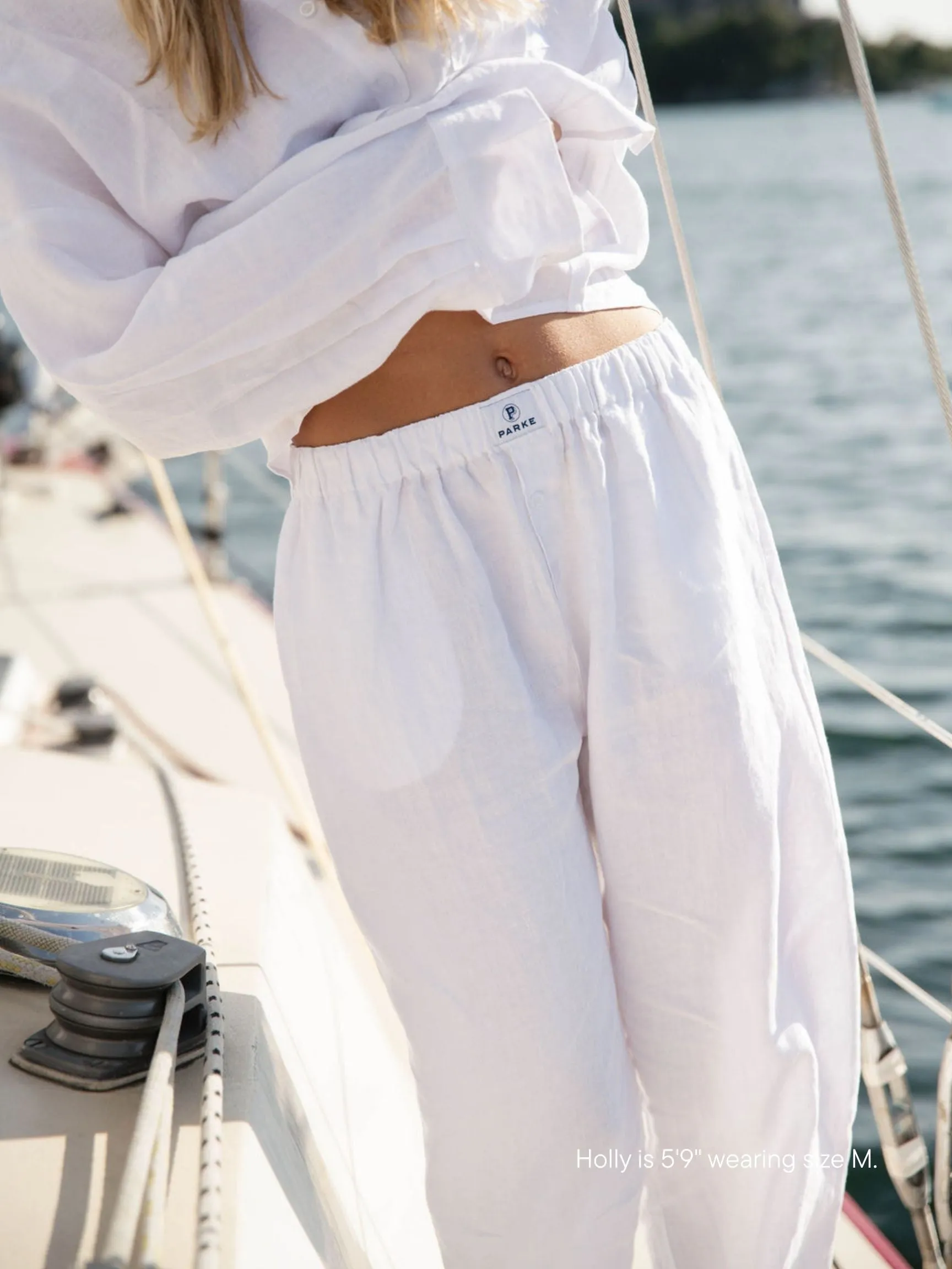 Linen Boxer Pant sold by Parke Official product image thumbnail 2