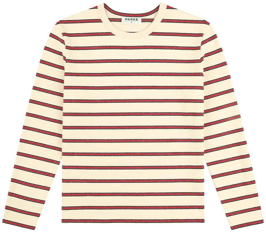 Long Sleeve Striped Tee sold by Parke Official