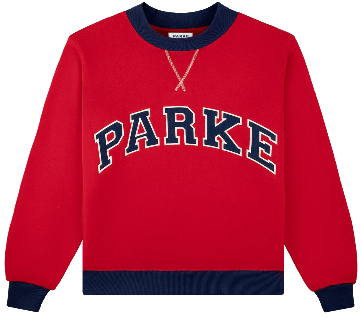 Two Tone Varsity Mockneck sold by Parke Official