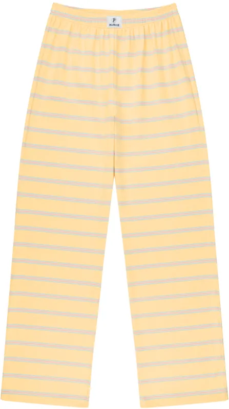 Preorder Striped Cotton Boxer Pants sold by Parke Official