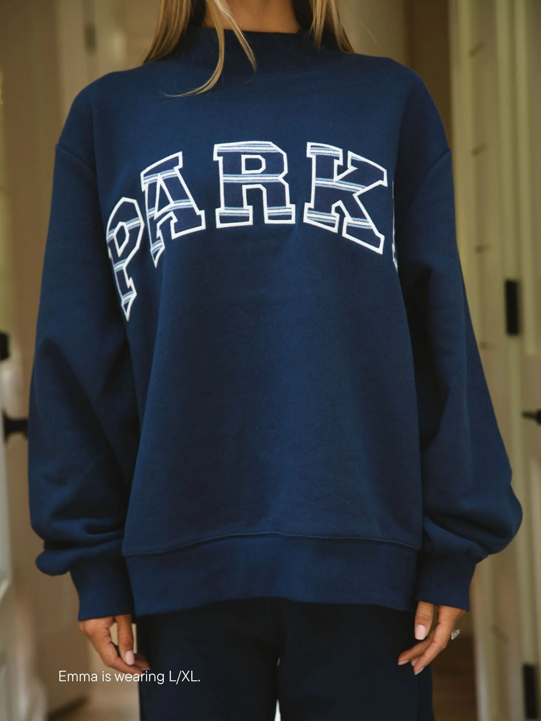 Maggie & Emma Heritage Varsity Mockneck sold by Parke Official product image thumbnail 5