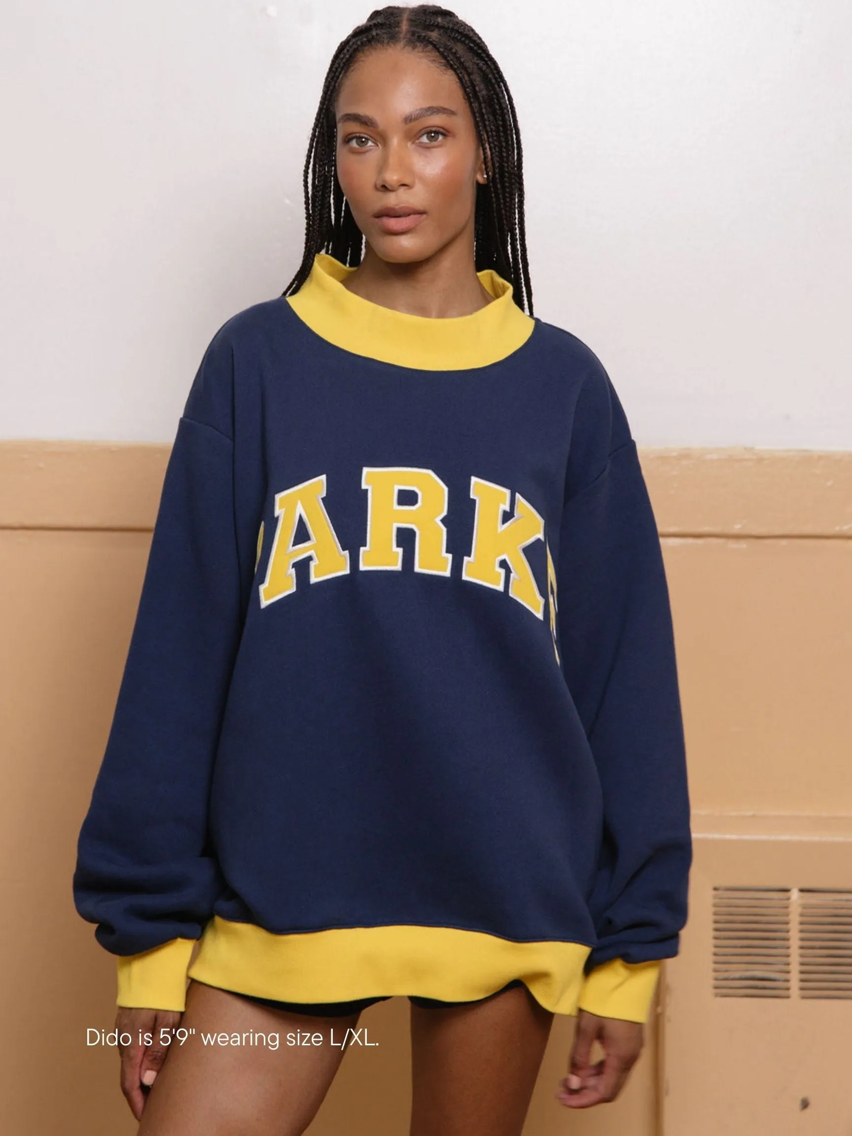 Back to School Two Tone Varsity Mockneck sold by Parke Official product image thumbnail 4