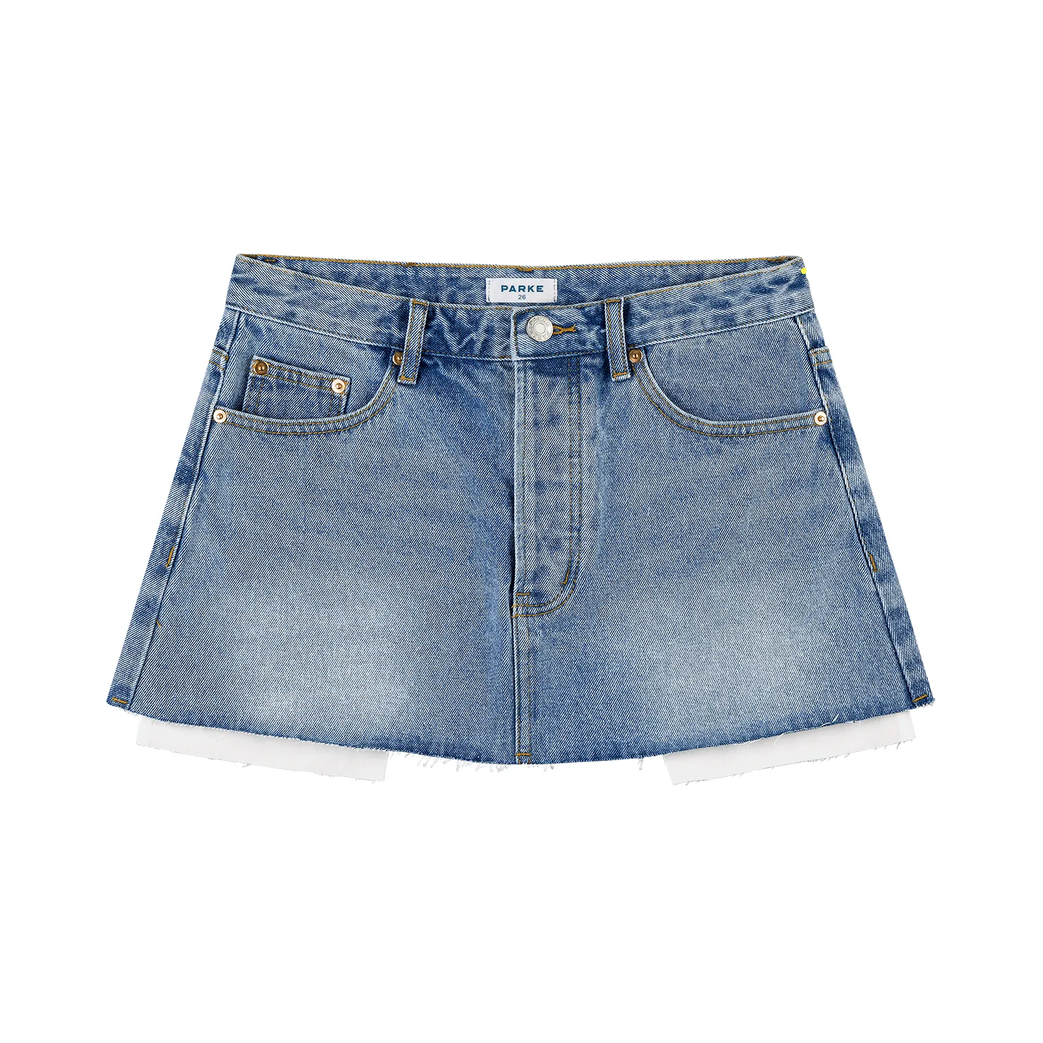 Parke x SCL Denim Skirt sold by Parke Official product image thumbnail 3