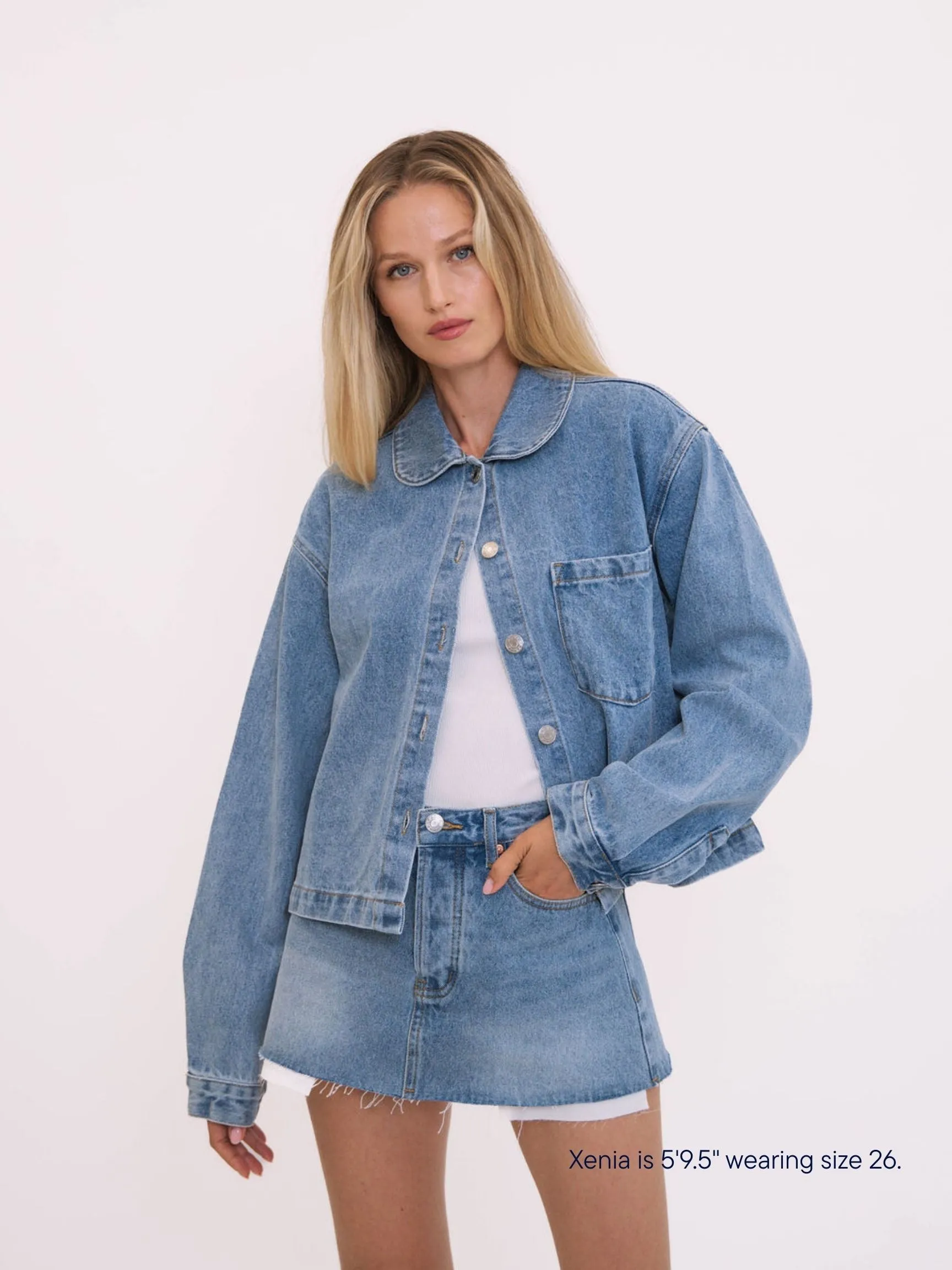 Parke x SCL Denim Skirt sold by Parke Official product image thumbnail 4