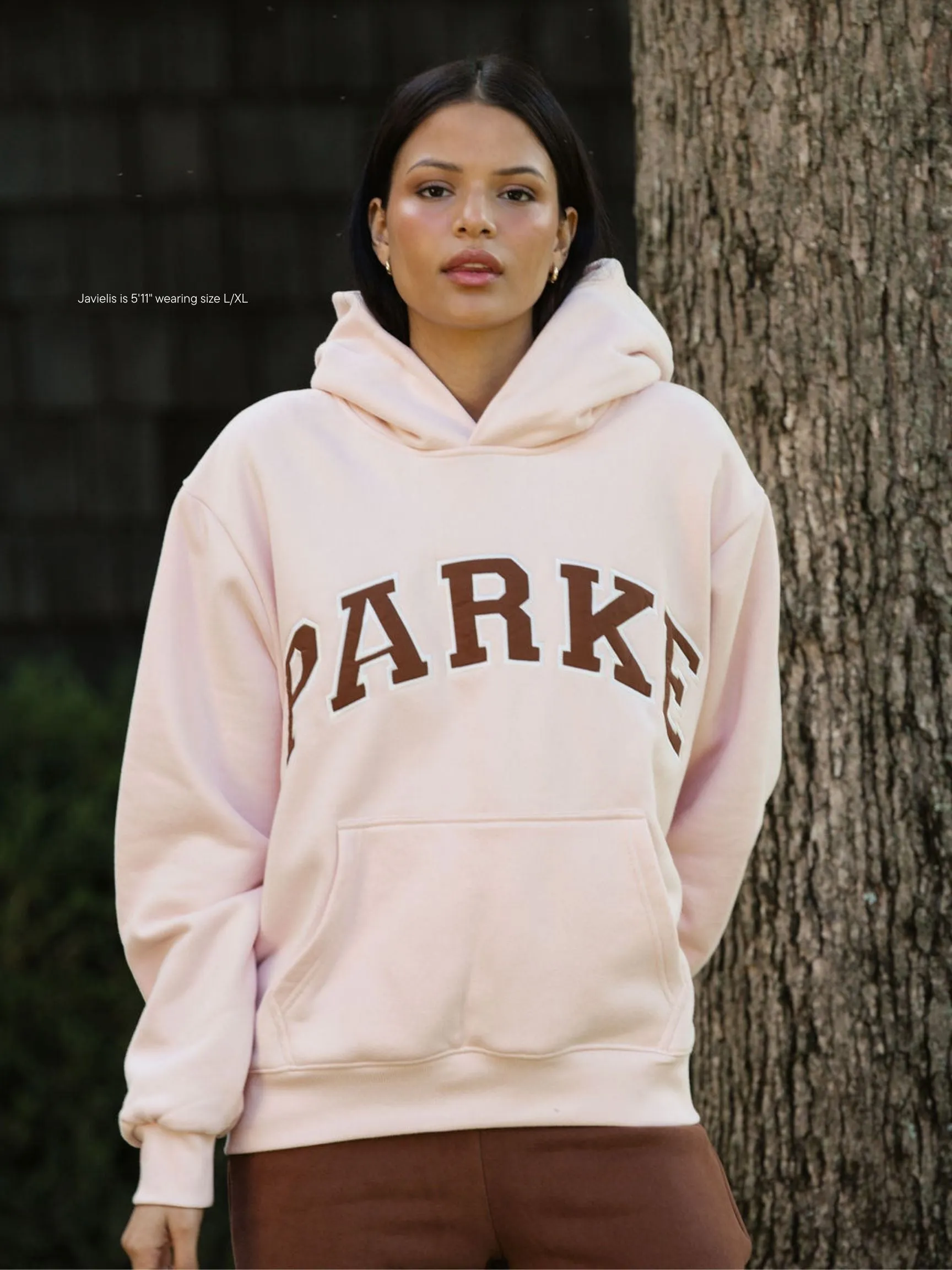 Varsity Hoodie - Rose Mocha sold by Parke Official product image thumbnail 2