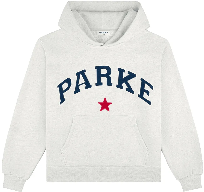 Varsity Star Hoodie - Heather Grey Denim sold by Parke Official