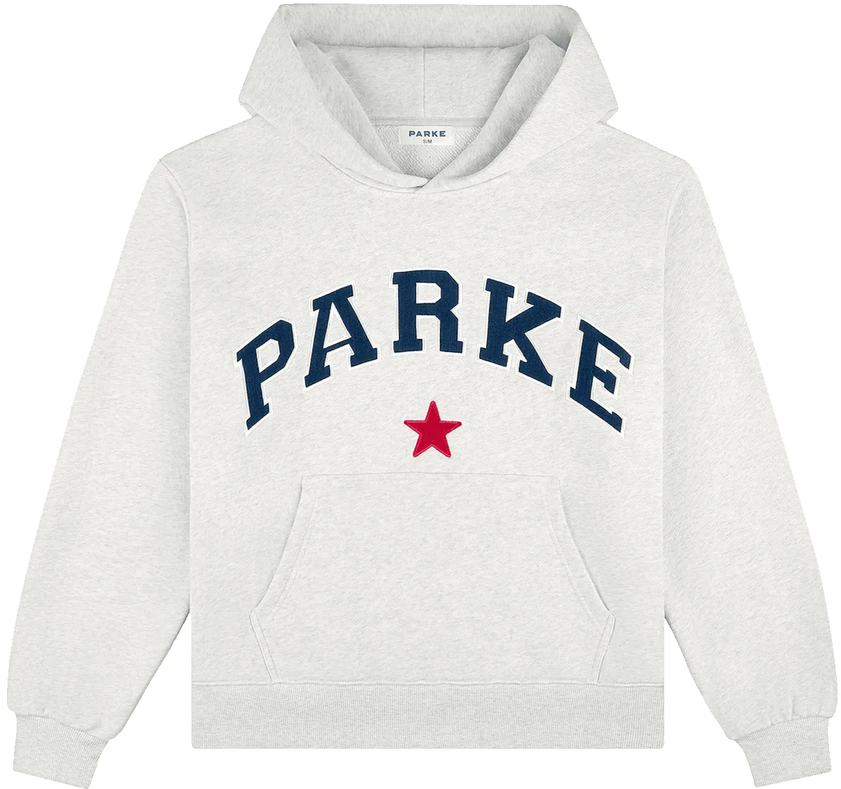 Varsity Star Hoodie - Heather Grey Denim sold by Parke Official