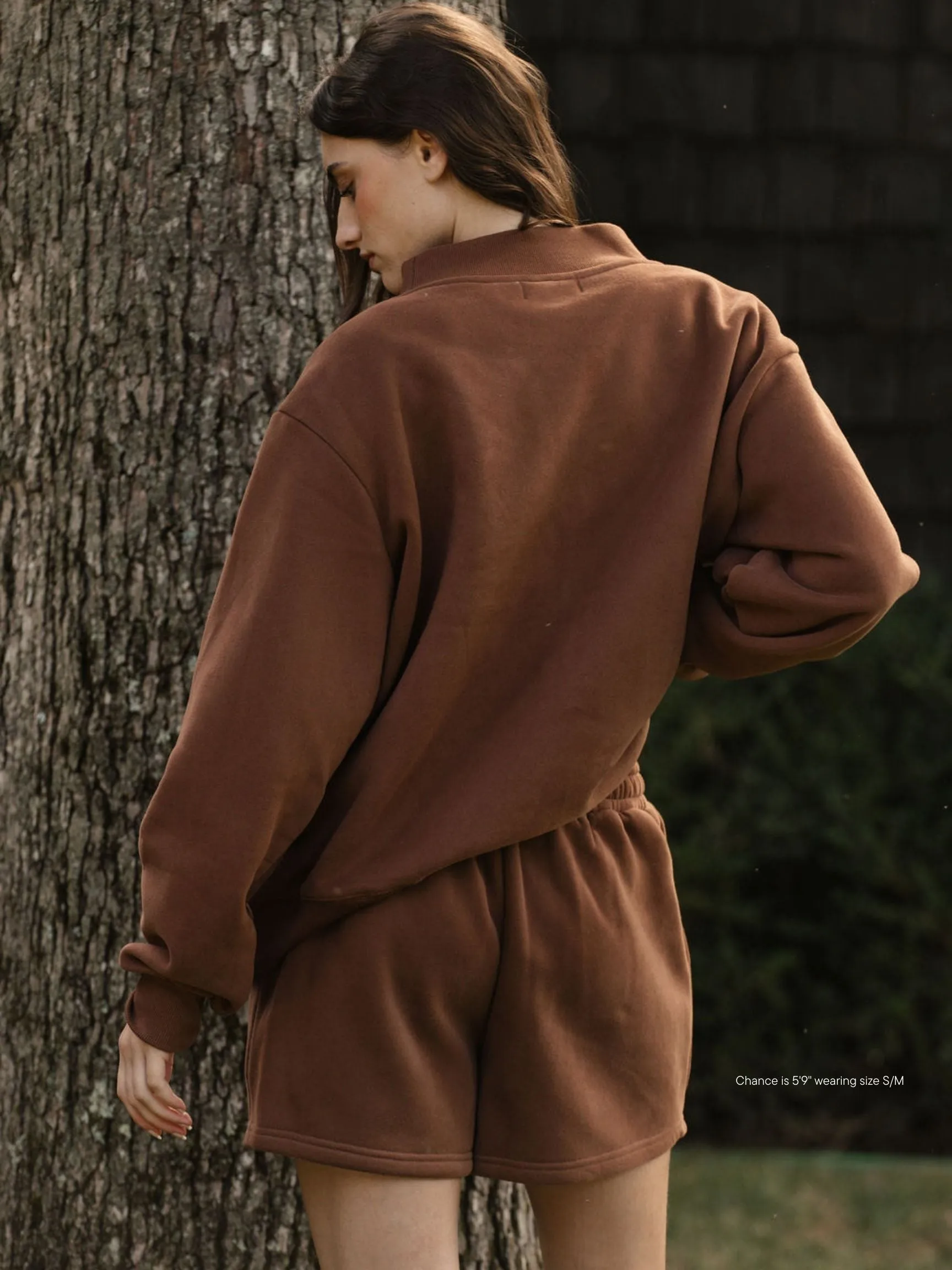 Lounge Sweatshorts - Mocha sold by Parke Official product image thumbnail 4