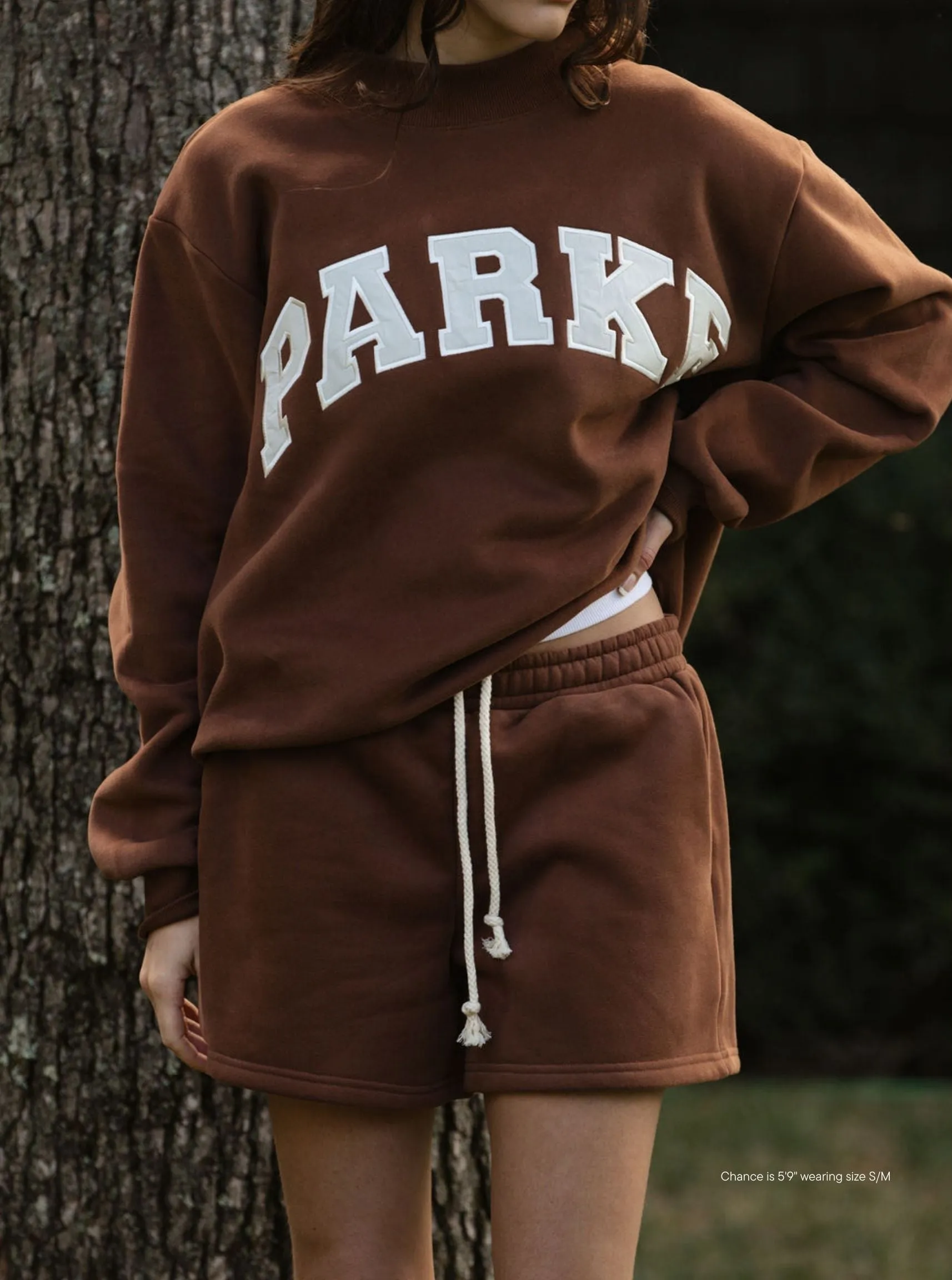 Lounge Sweatshorts - Mocha sold by Parke Official product image thumbnail 2