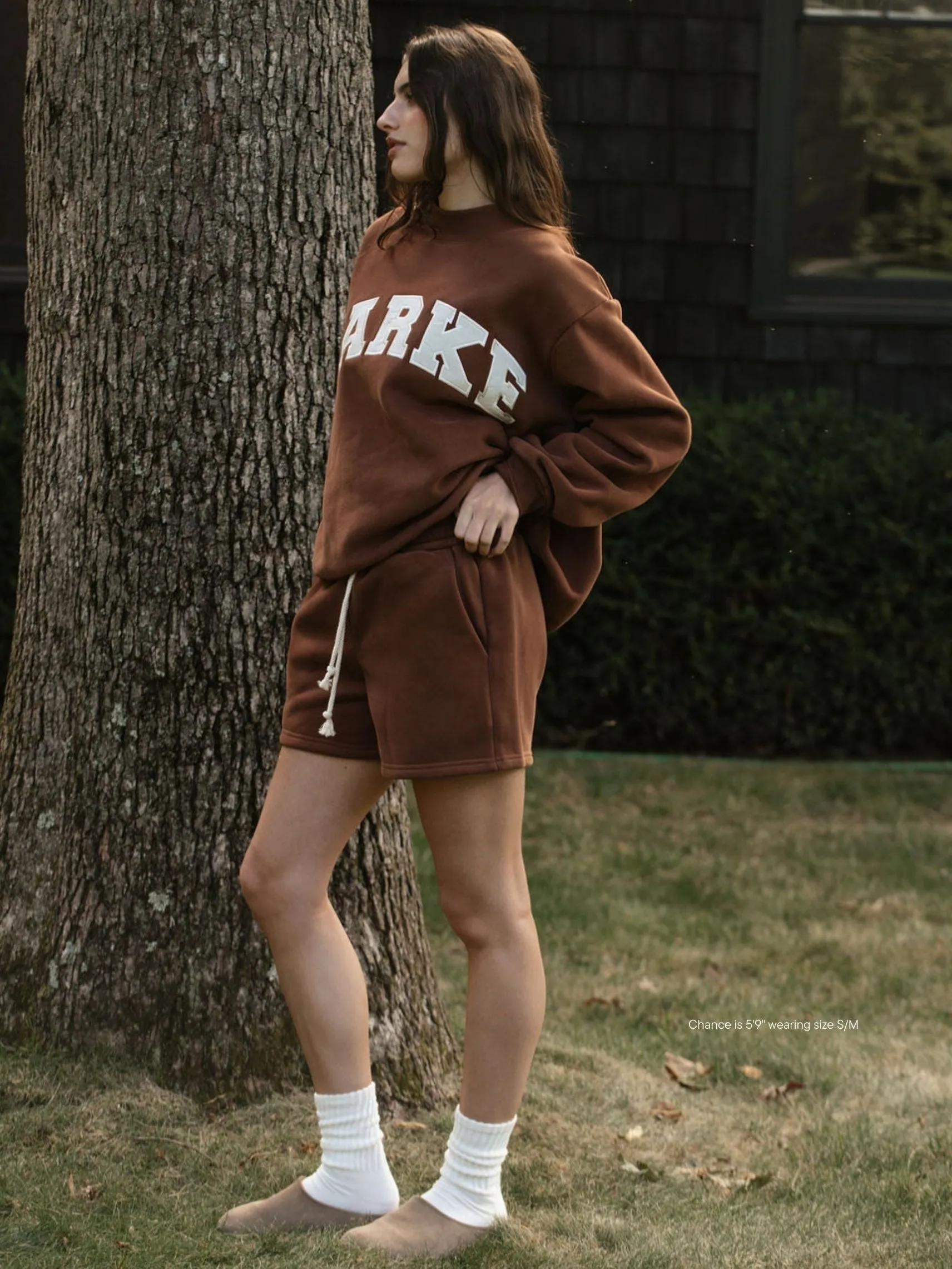 Lounge Sweatshorts - Mocha sold by Parke Official product image thumbnail 3