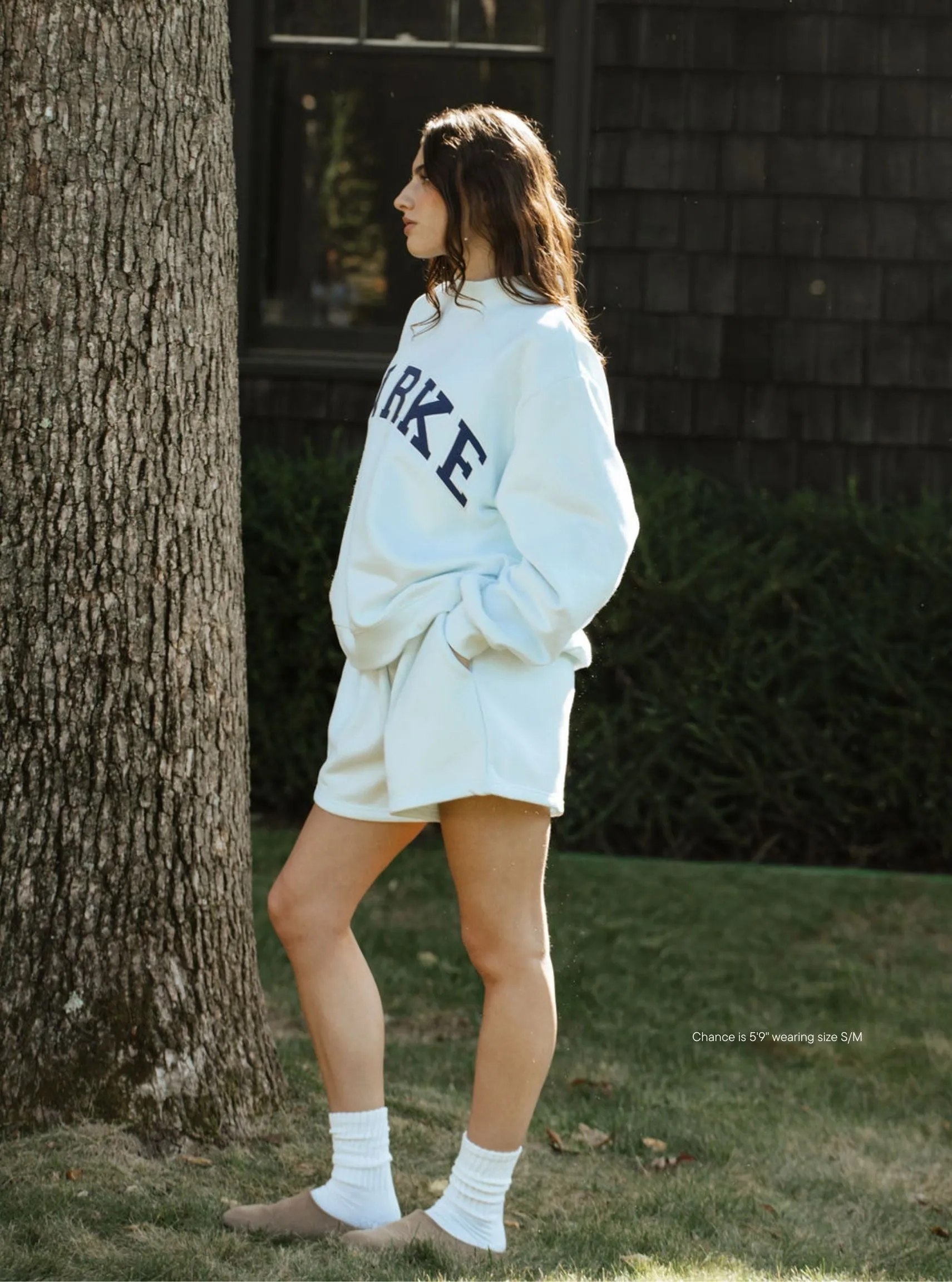 Lounge Sweatshorts - Cloud sold by Parke Official product image thumbnail 3