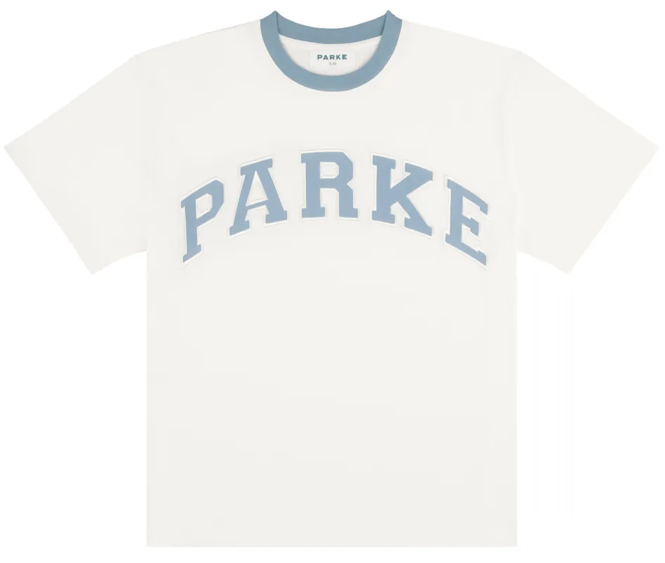 Varsity T-Shirt - Sky sold by Parke Official