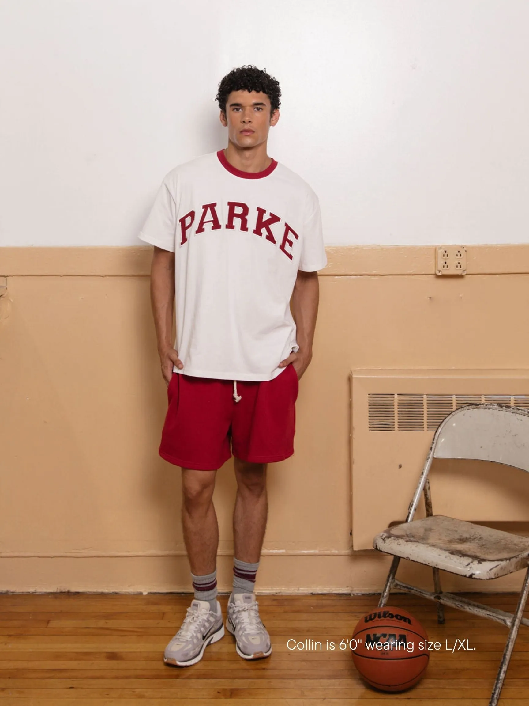 Varsity T-Shirt - Crimson sold by Parke Official product image thumbnail 4