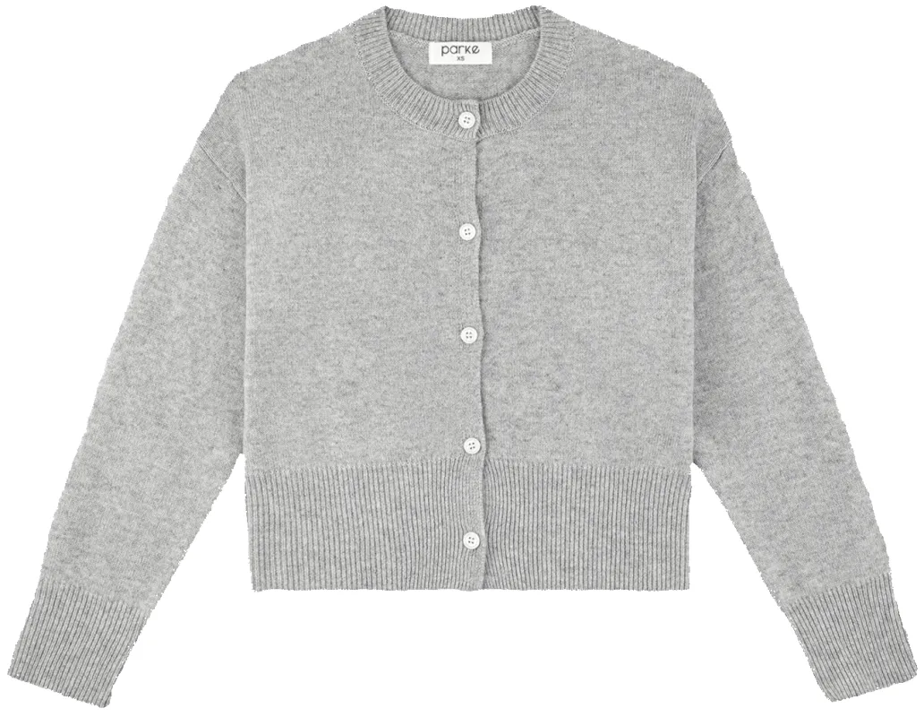 Cardigan - Heather Grey sold by Parke Official