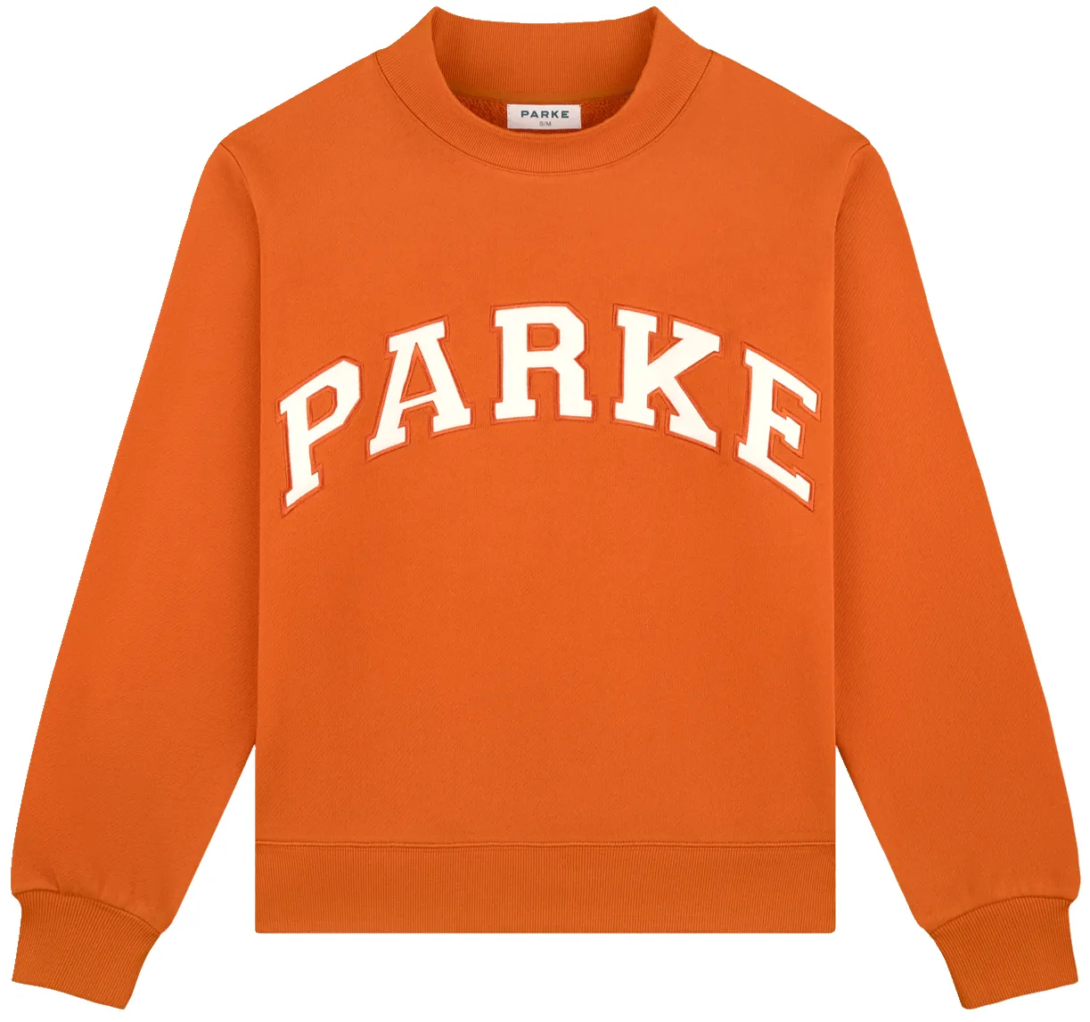 Varsity Mockneck - Amber + White sold by Parke Official