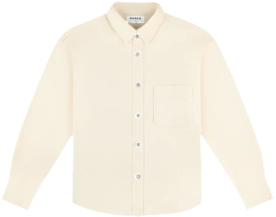 Shacket - Cream sold by Parke Official