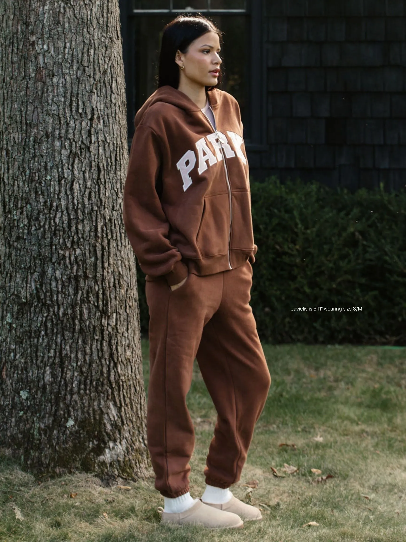 Drawstring Unisex Sweatpants - Mocha sold by Parke Official product image thumbnail 3