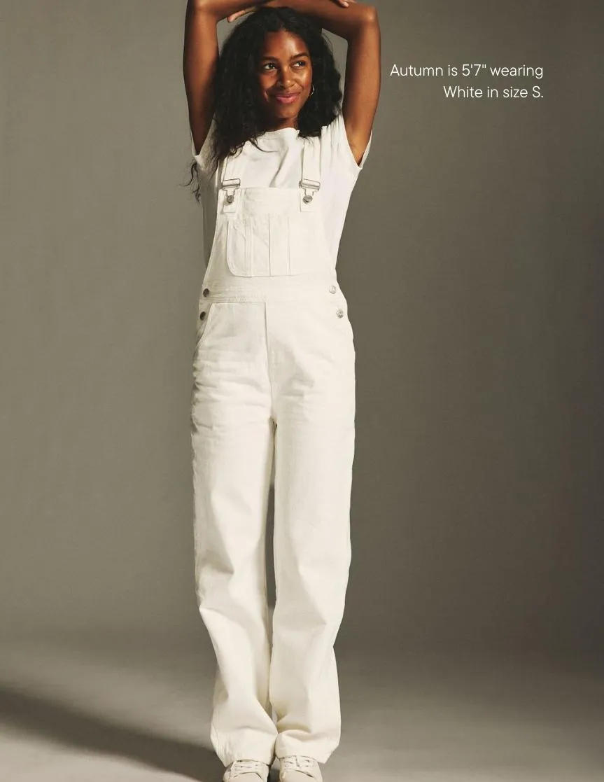 Denim Overalls - White sold by Parke Official product image thumbnail 2