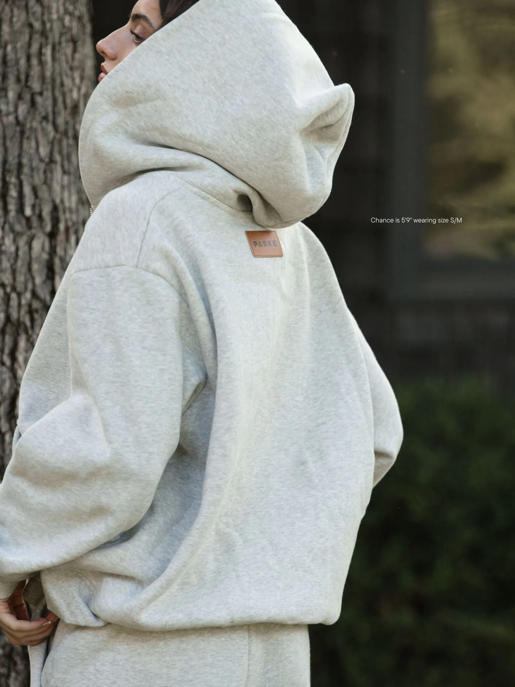 Classic Zip Up Hoodie - Classic Grey sold by Parke Official product image thumbnail 4
