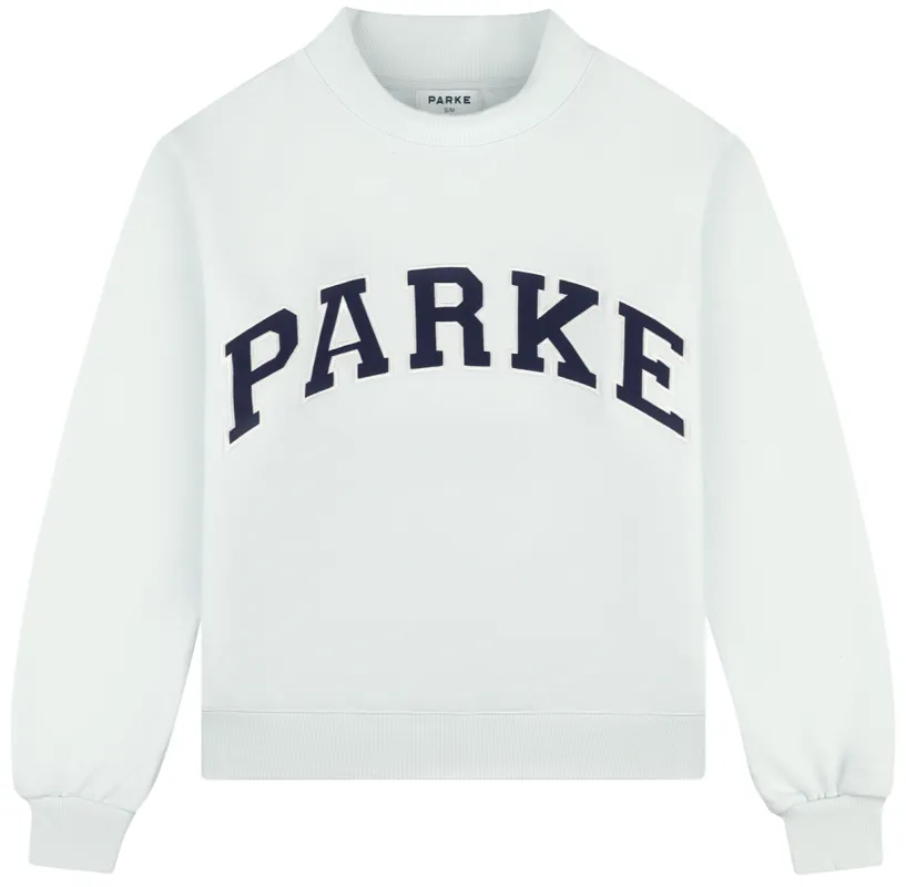 Varsity Mockneck - Cloud + Crown Blue sold by Parke Official
