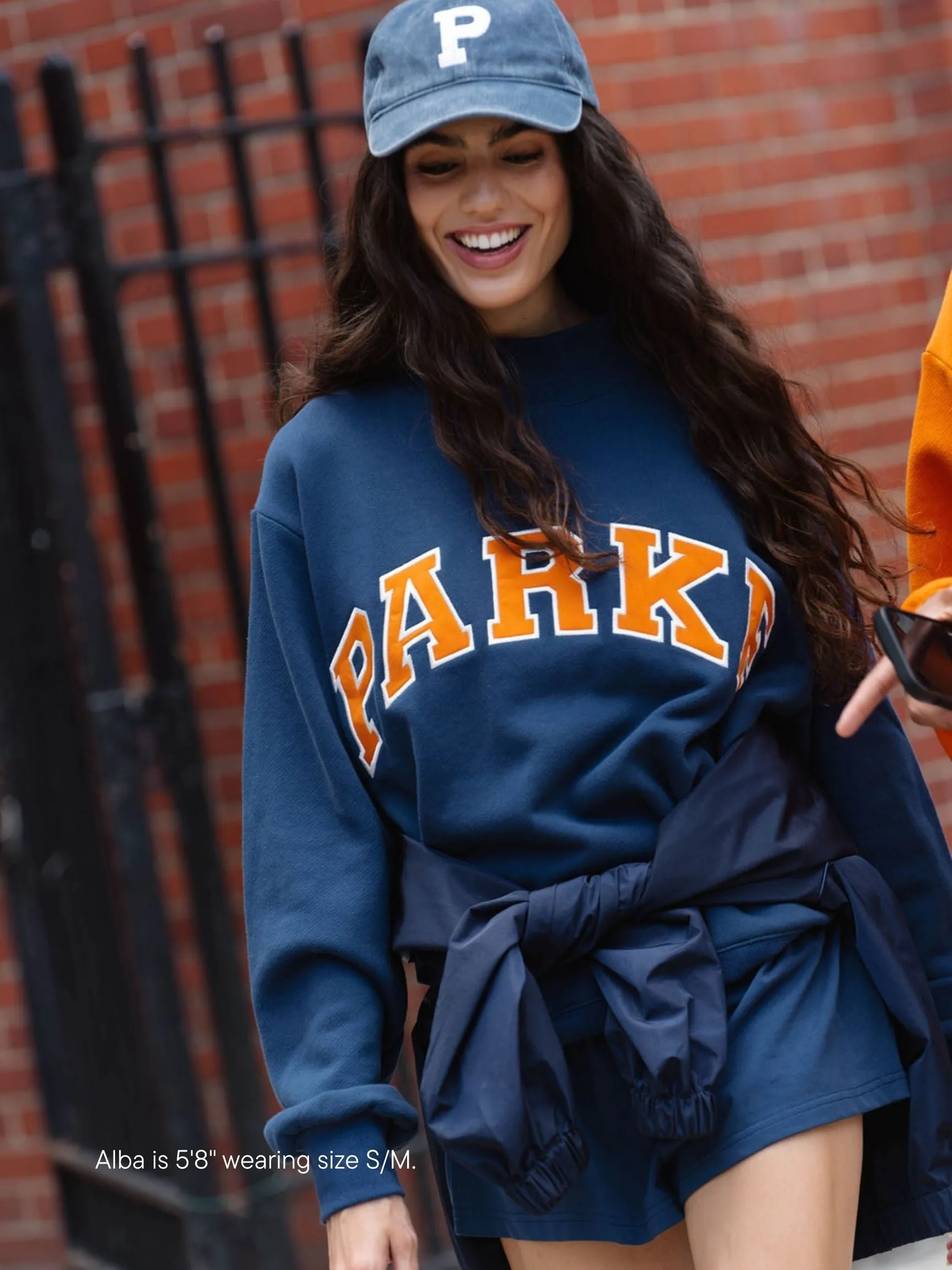 Varsity Mockneck - Denim + Amber sold by Parke Official product image thumbnail 3