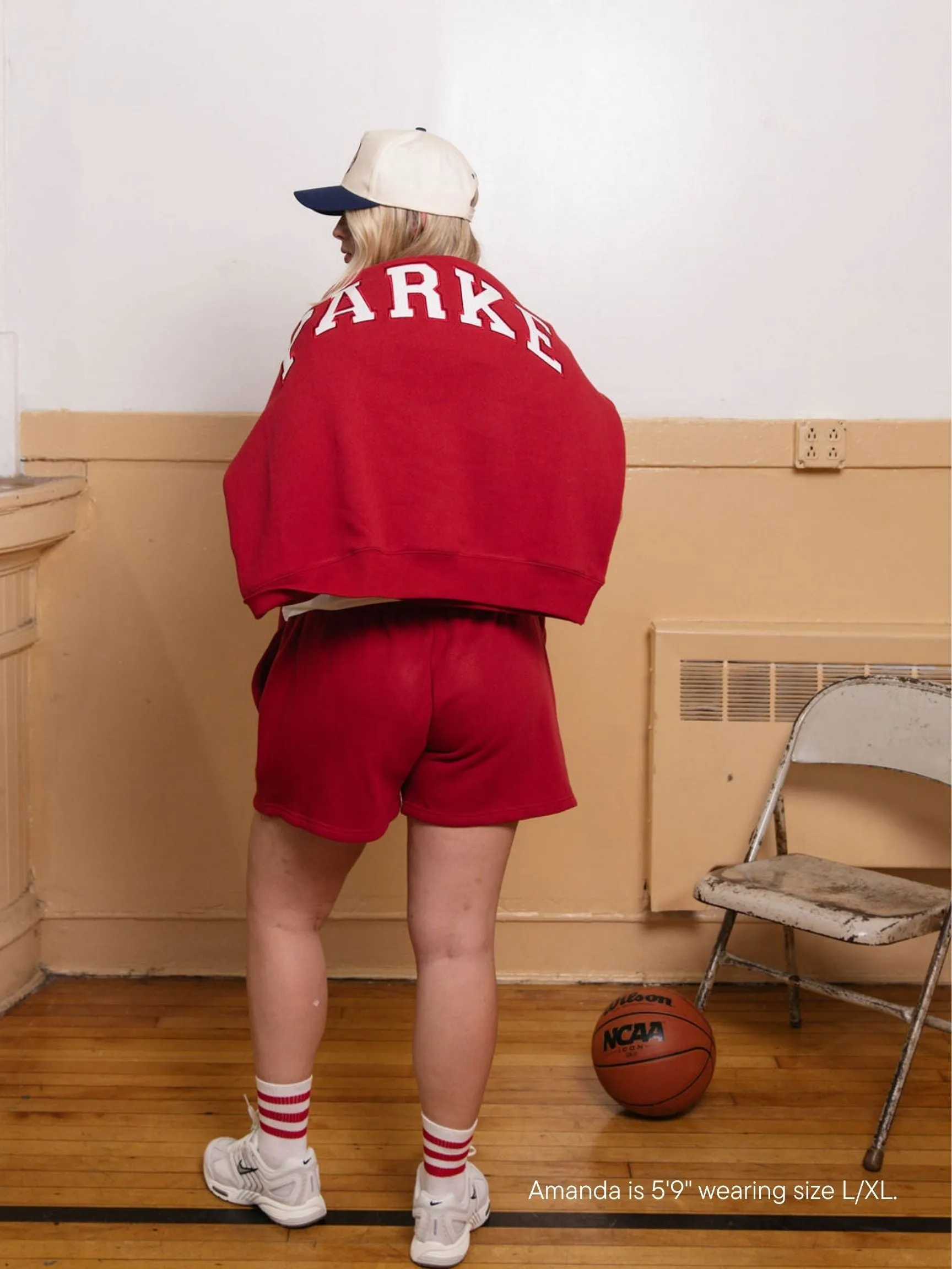 Lounge Sweatshorts - Crimson sold by Parke Official product image thumbnail 4