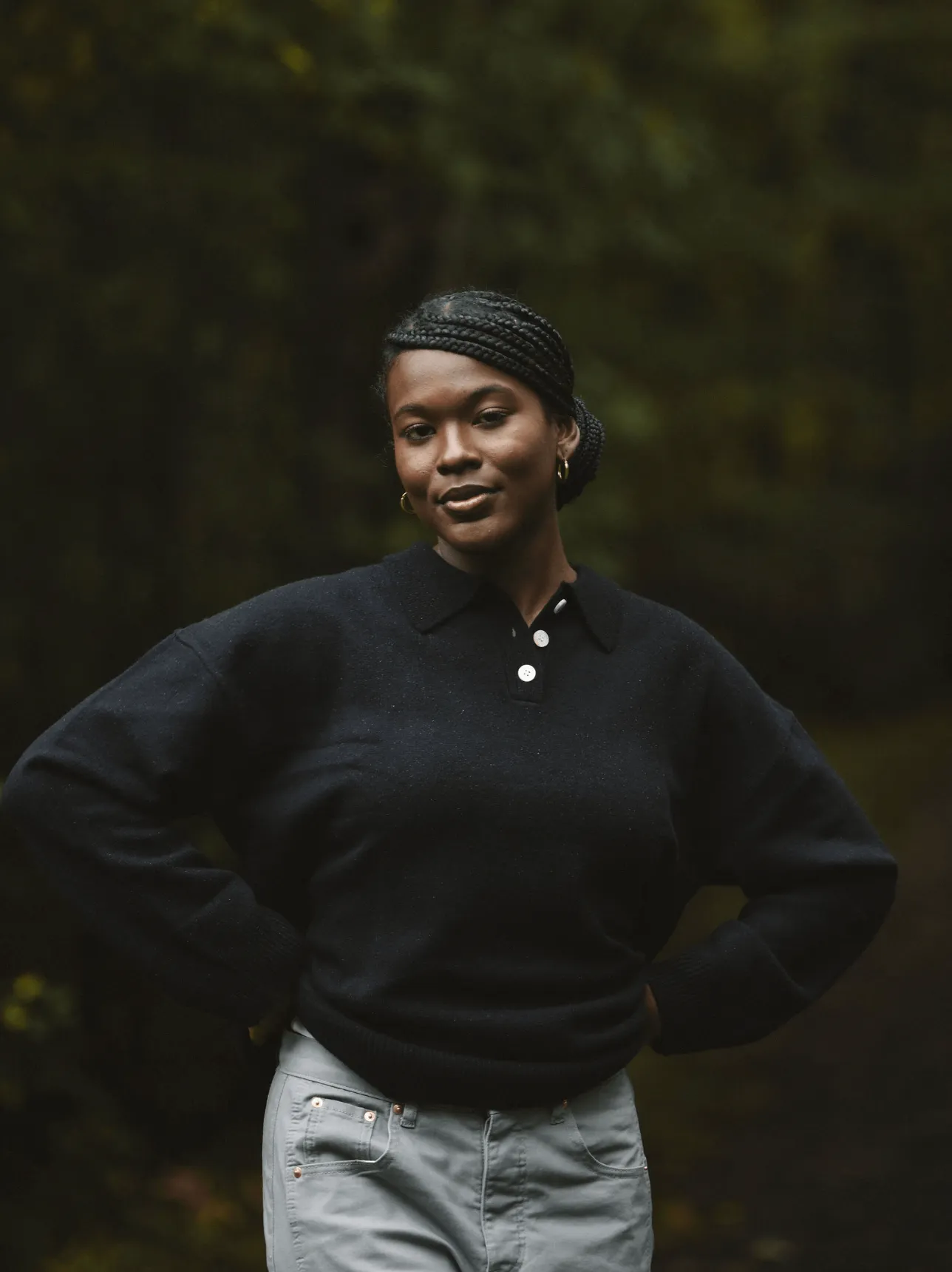 Polo Sweater - Black sold by Parke Official product image thumbnail 2