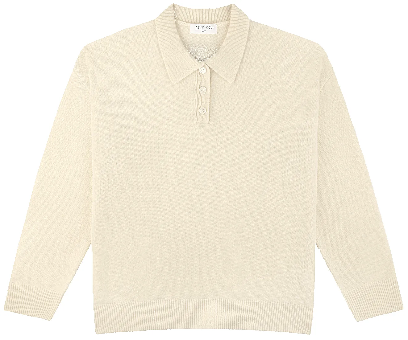 Polo Sweater - Cream sold by Parke Official