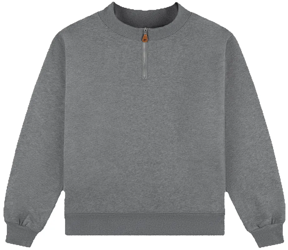Quarter Zip Mockneck - Stormy sold by Parke Official